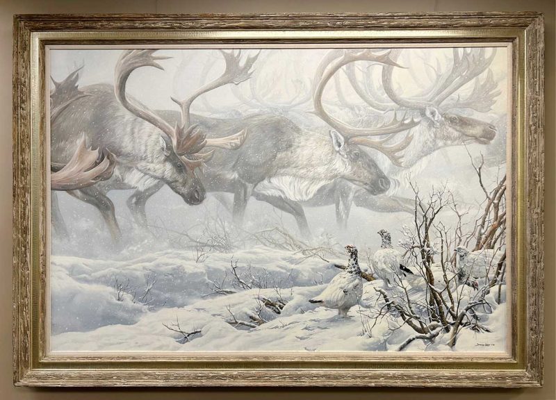 John Seerey-Lester - Arctic Procession - Willow Ptarmigan and Caribou