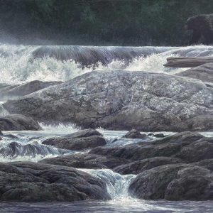 Robert Bateman - Navigating the Rapids