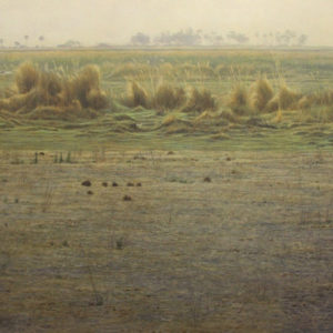 Robert-Bateman-Peacable-Kingdom-Lechwe-and-Lioness