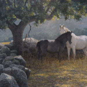 Robert Bateman-in the field-mare and foal