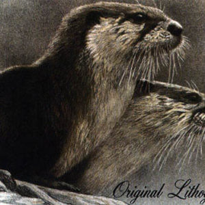 Robert Bateman-river otters