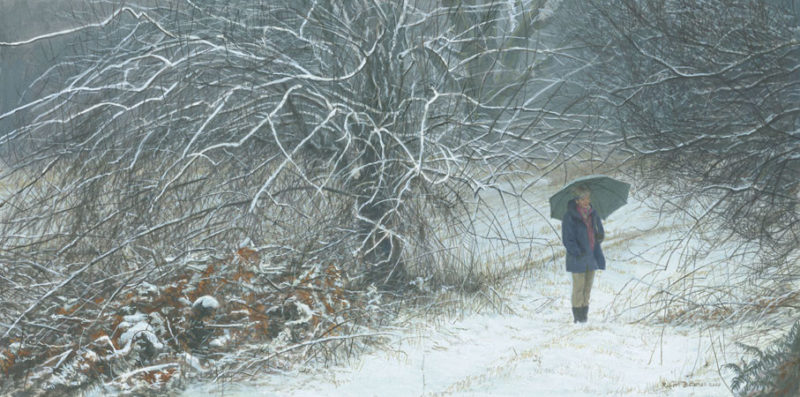 Robert Bateman-winter walk