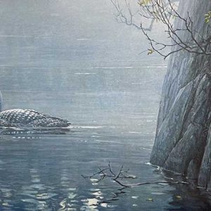 Robert Bateman-Evening Call-Common Loon