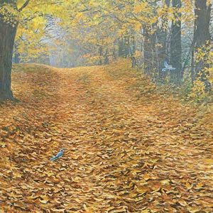 Robert Bateman-Farm Lane and Blue Jays