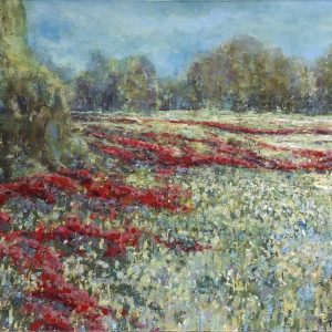 Fiona Hoop - Poppies and Periwinkle