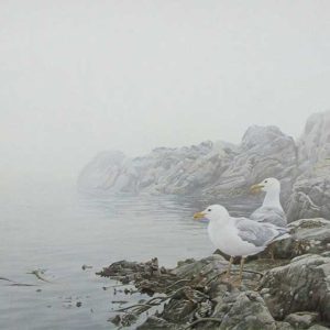 Robert Bateman-Misty Coast Gulls