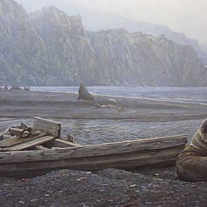 Robert Bateman-Old Whaling Base and Fur Seals