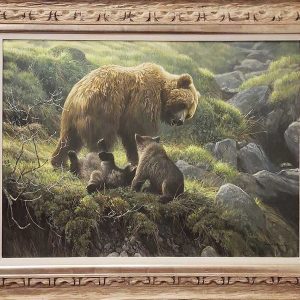 Robert Bateman-Grizzly and Cubs