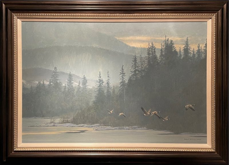 Robert Bateman - Along the River - Original Painting