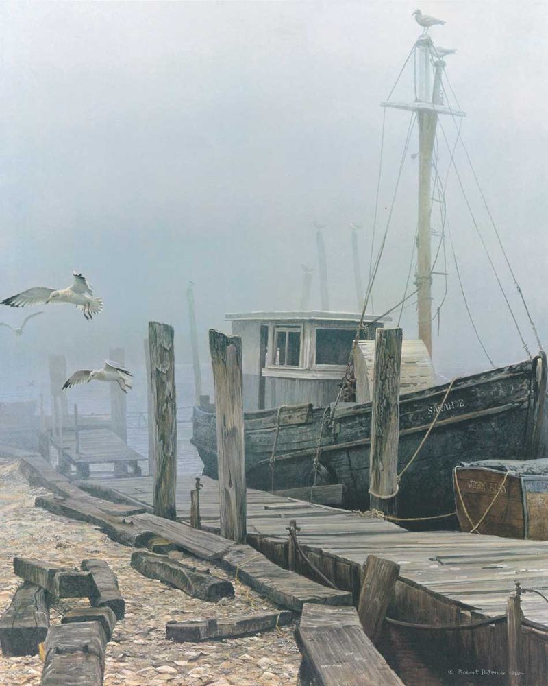Robert Bateman - Sarah E. with Gulls