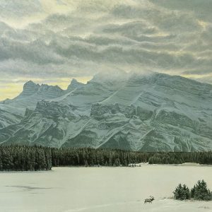 Robert Bateman - Awesome Land - American Elk